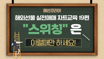 해외선물 실전매매 스위칭 매매는 어럴때만 사용하세요. 차트교육 매매기법