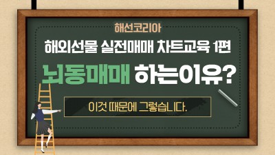 해외선물 실전매매 뇌동매매 하는이유? 이것 때문에 그렇습니다. 차트교육 매매기법
