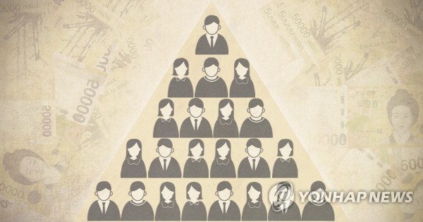 다단계 업체 · 다단계 사기 · 다단계 사건 (PG)