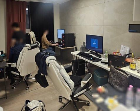 아파트를 임차해 24시간 자금세탁소로 운영한 조직이 정부 합동수사부에 적발됐다. 서울동부지검 제공